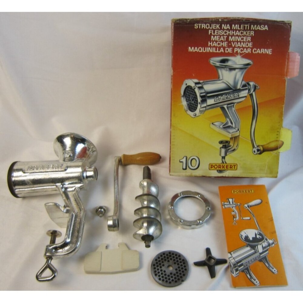 Vintage Porkert 10 Meat Mincer - Grinder - Used - Heavy